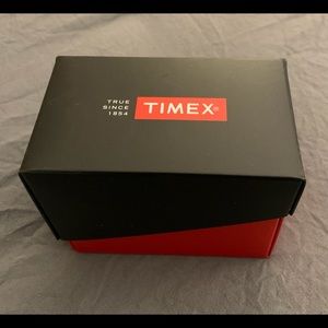 TIMEX INDIGLO LEATHER WRIST WATCH -NIB
